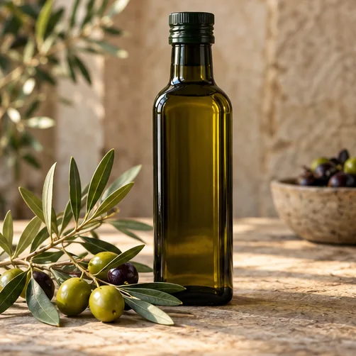 Bottiglia di olio extravergine